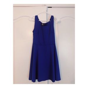 Royal Blue Skater Dress